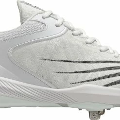 New Balance FuelCell L4040V6 Metal Low Cleats - White