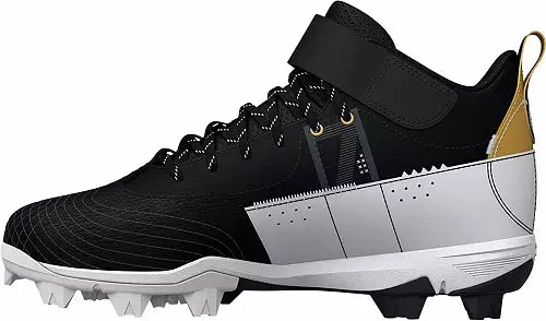 Under Armour Harper 7 Mid RM Cleat - Black And Gold - Image 2