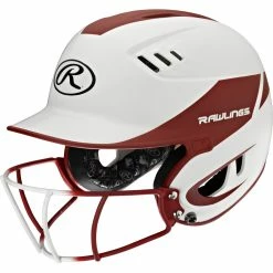 Rawlings Velo Two Tone Home Batting Helmet Softball Mask R16H2FG