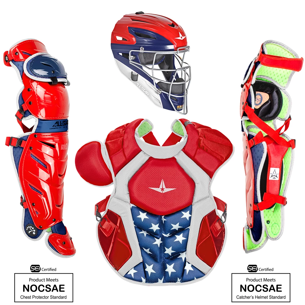 All-Star All Star Adult System7 Axis USA Pro Catchers Gear Set | CKCCPRO1X-USA